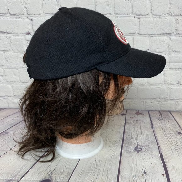 Vintage Nike Team Hat Wool Cap Detroit Red Wings Black Embroidered NHL Hockey - Picture 4 of 11